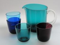 Puristelasisarja 1, pressed glass set 1